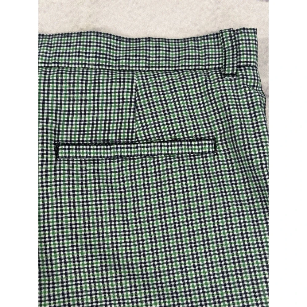 BEN HOGAN Men's Golf Shorts 36 Green Check Performance 10